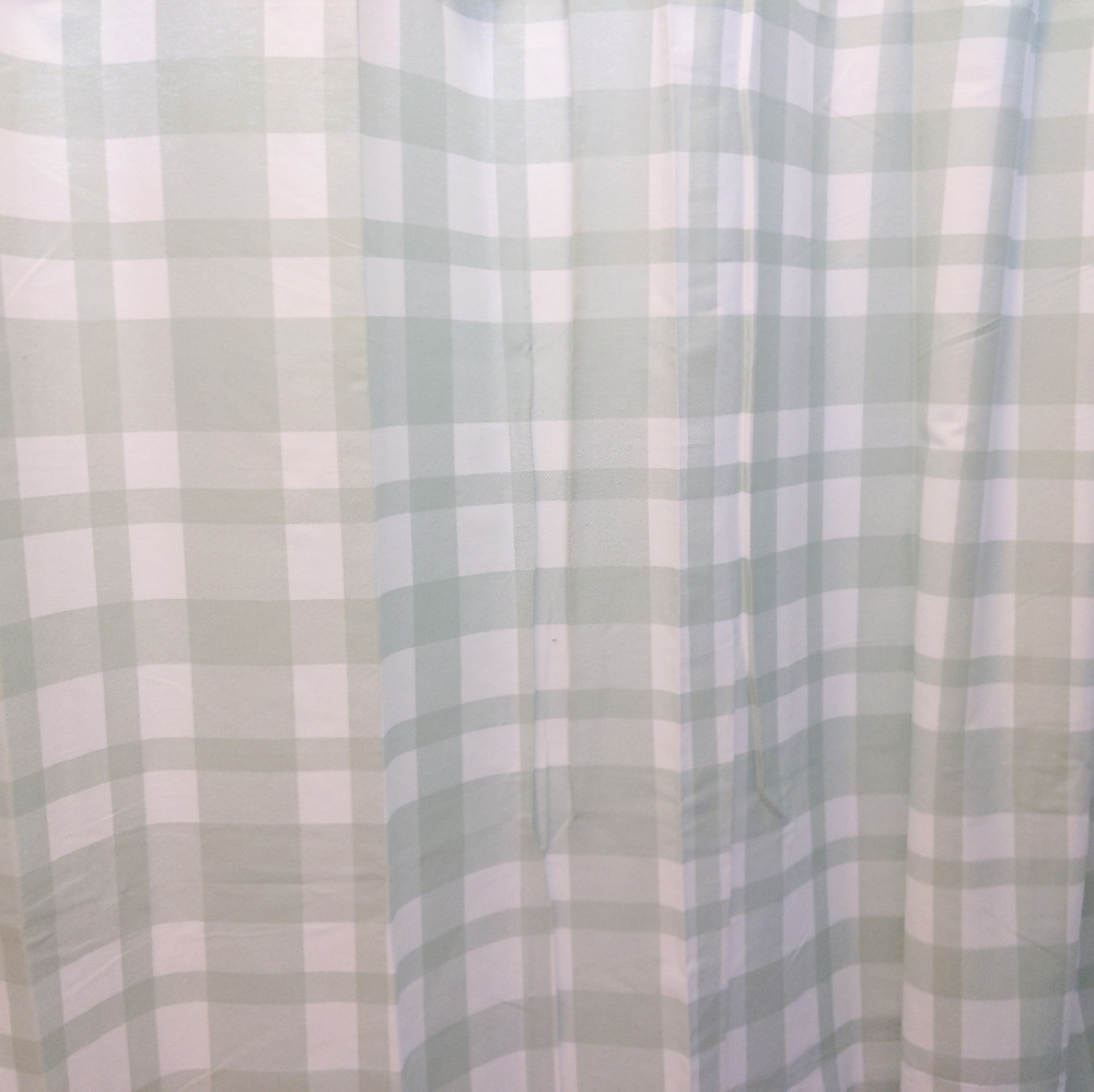 Farm house style shower curtin